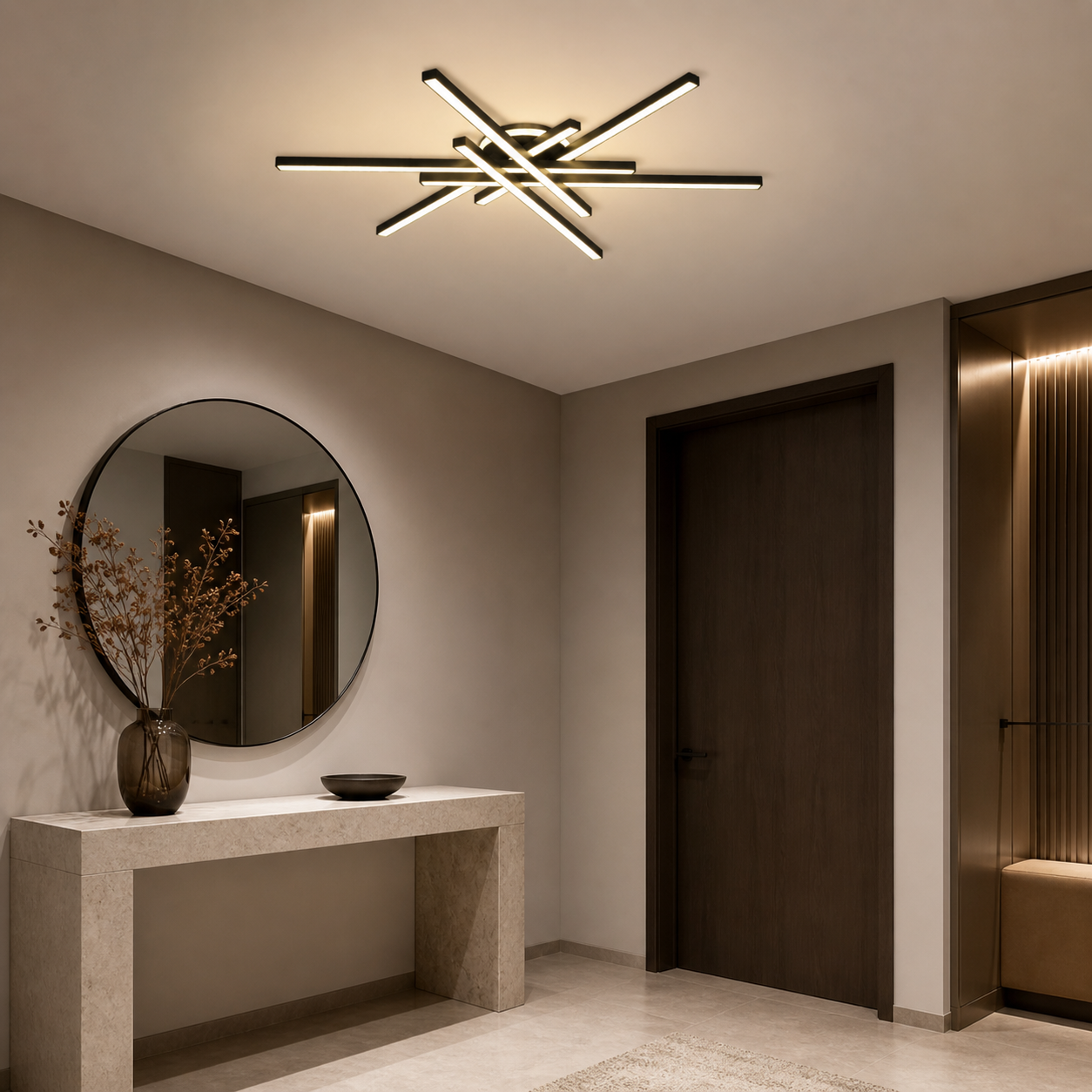 Plafonnier LED Moderne 75 cm