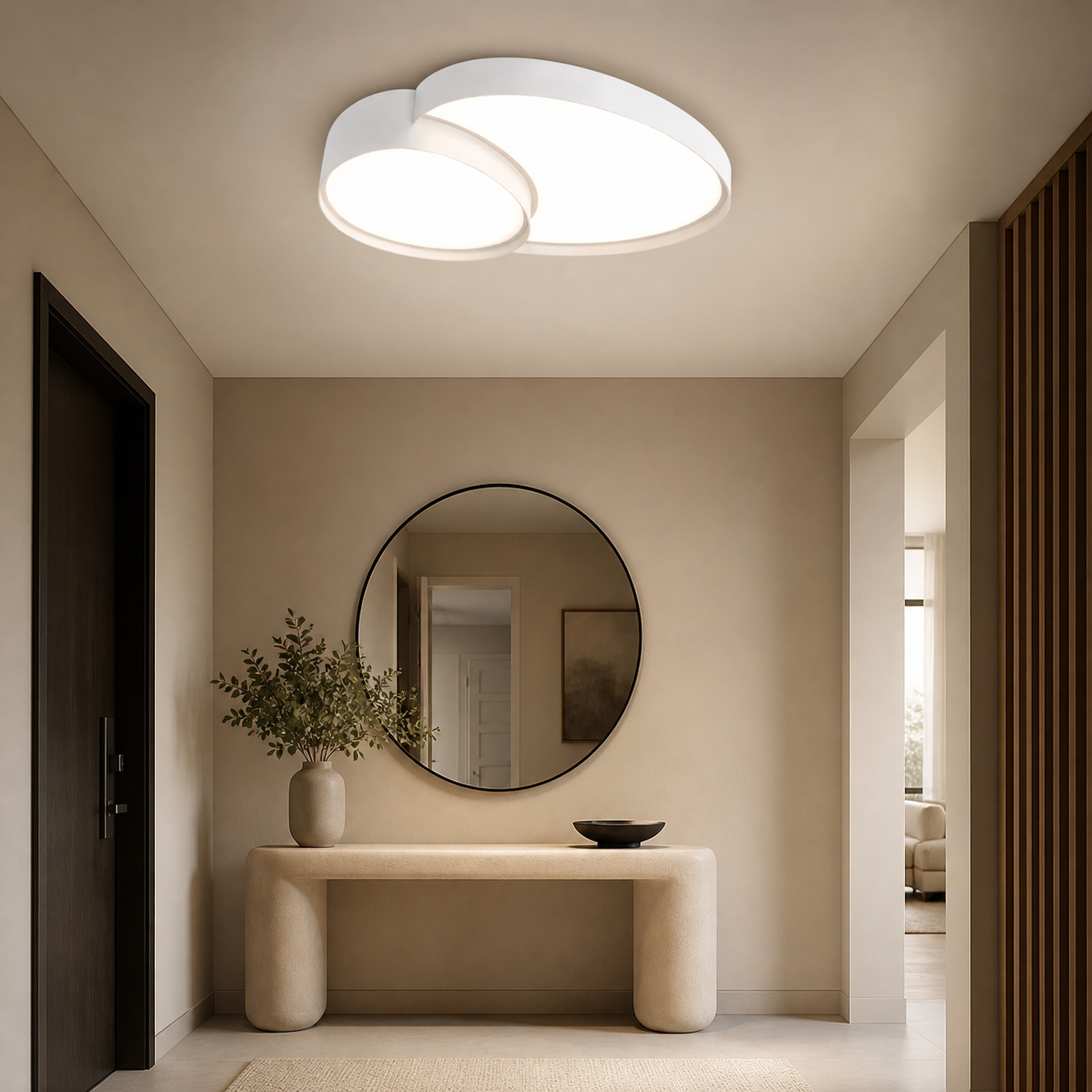 Plafonnier LED moderne 50 cm