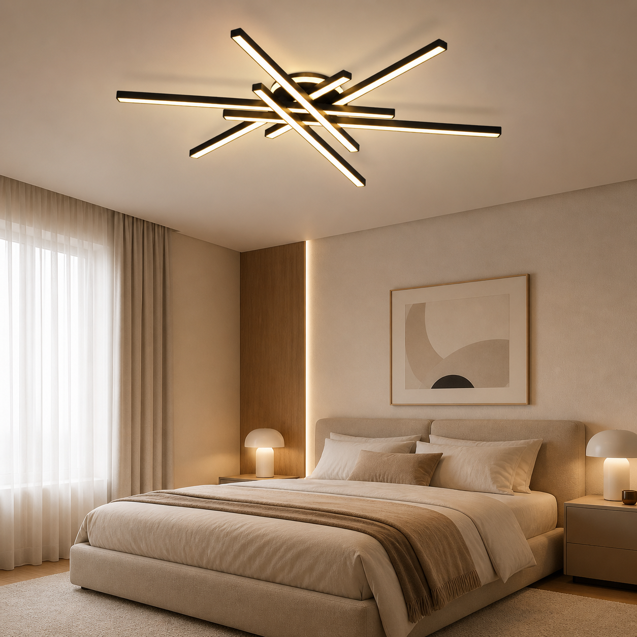 Plafonnier LED Moderne 75 cm