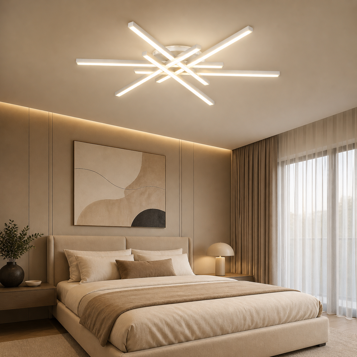 Plafonnier LED Moderne 75 cm