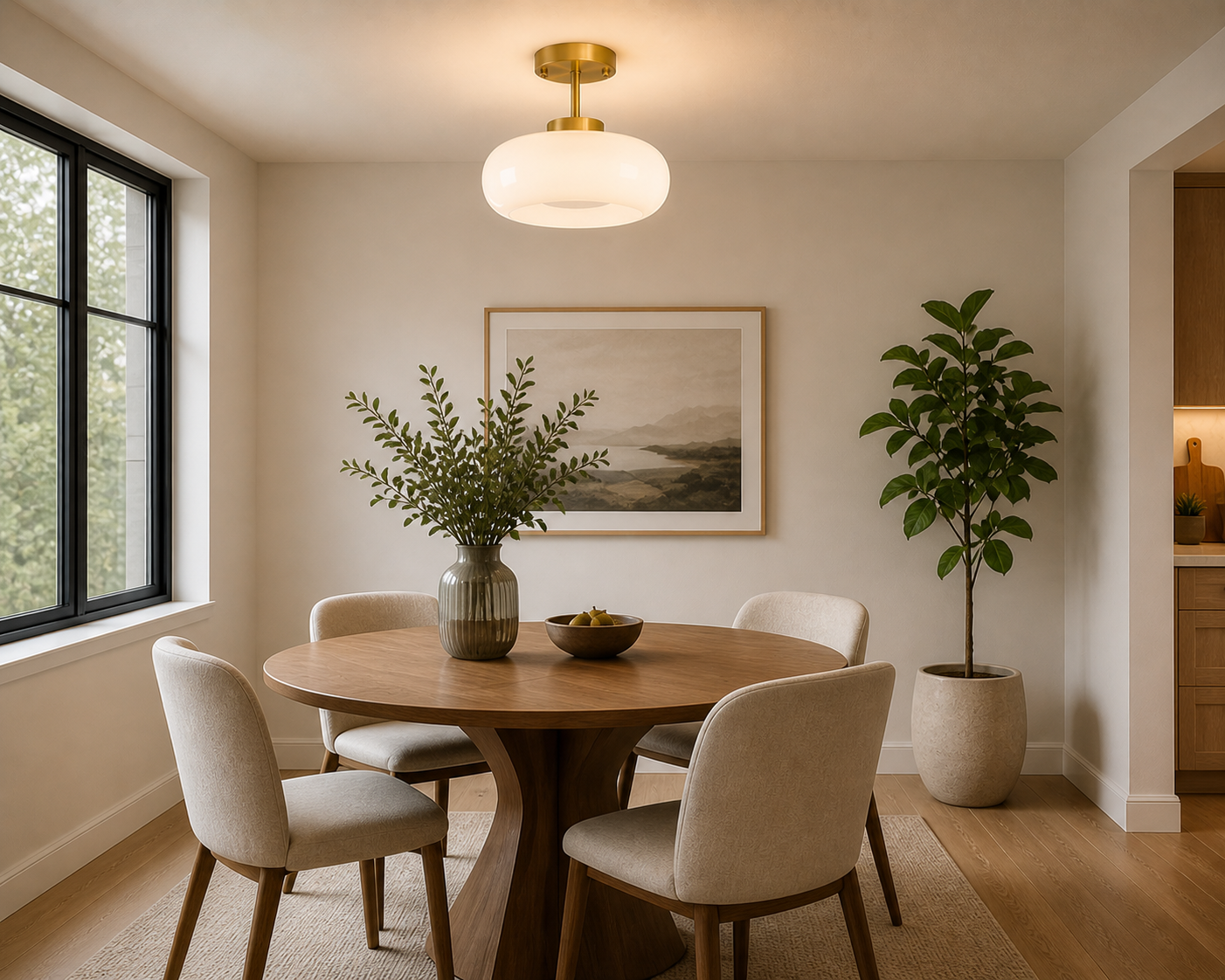 Suspension LED en verre pour intérieur