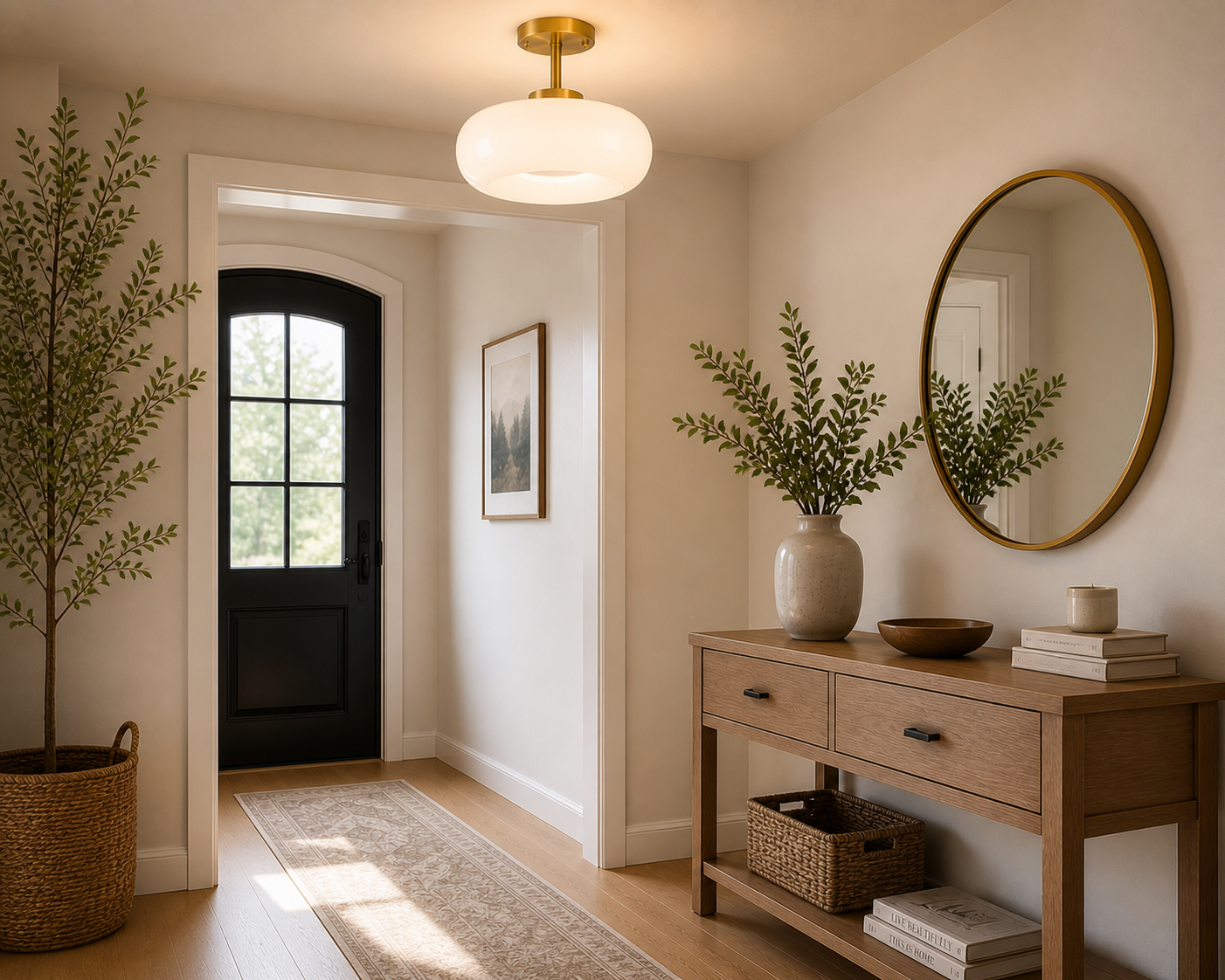 Suspension LED en verre pour intérieur
