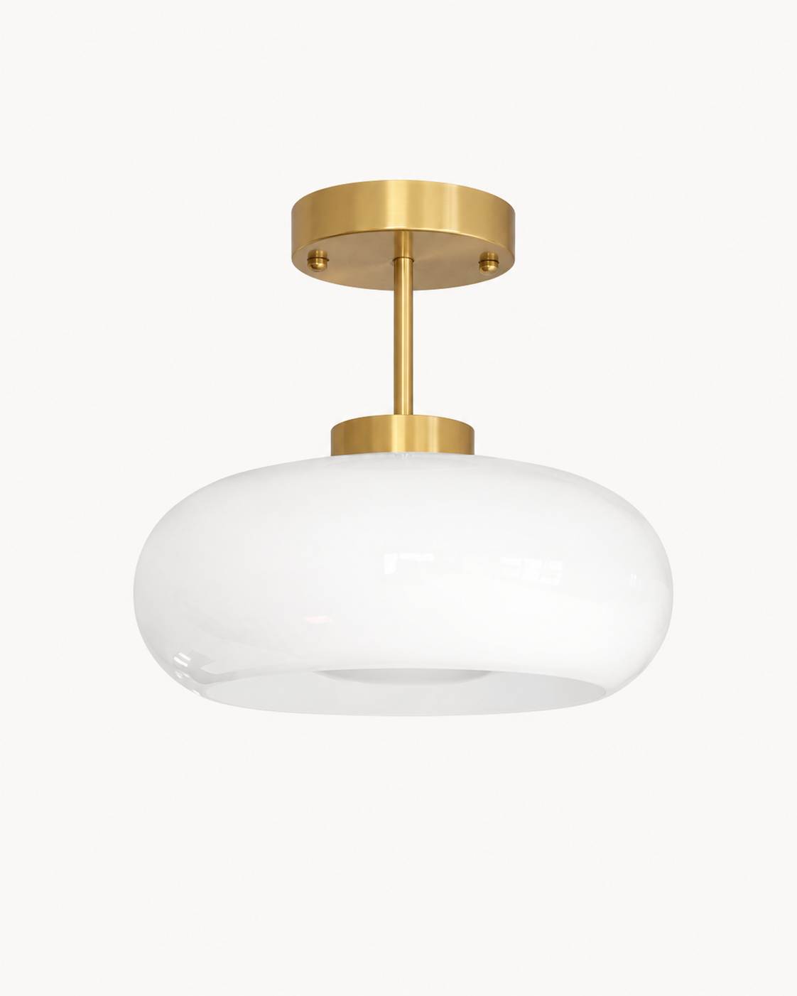 Suspension LED en verre pour intérieur