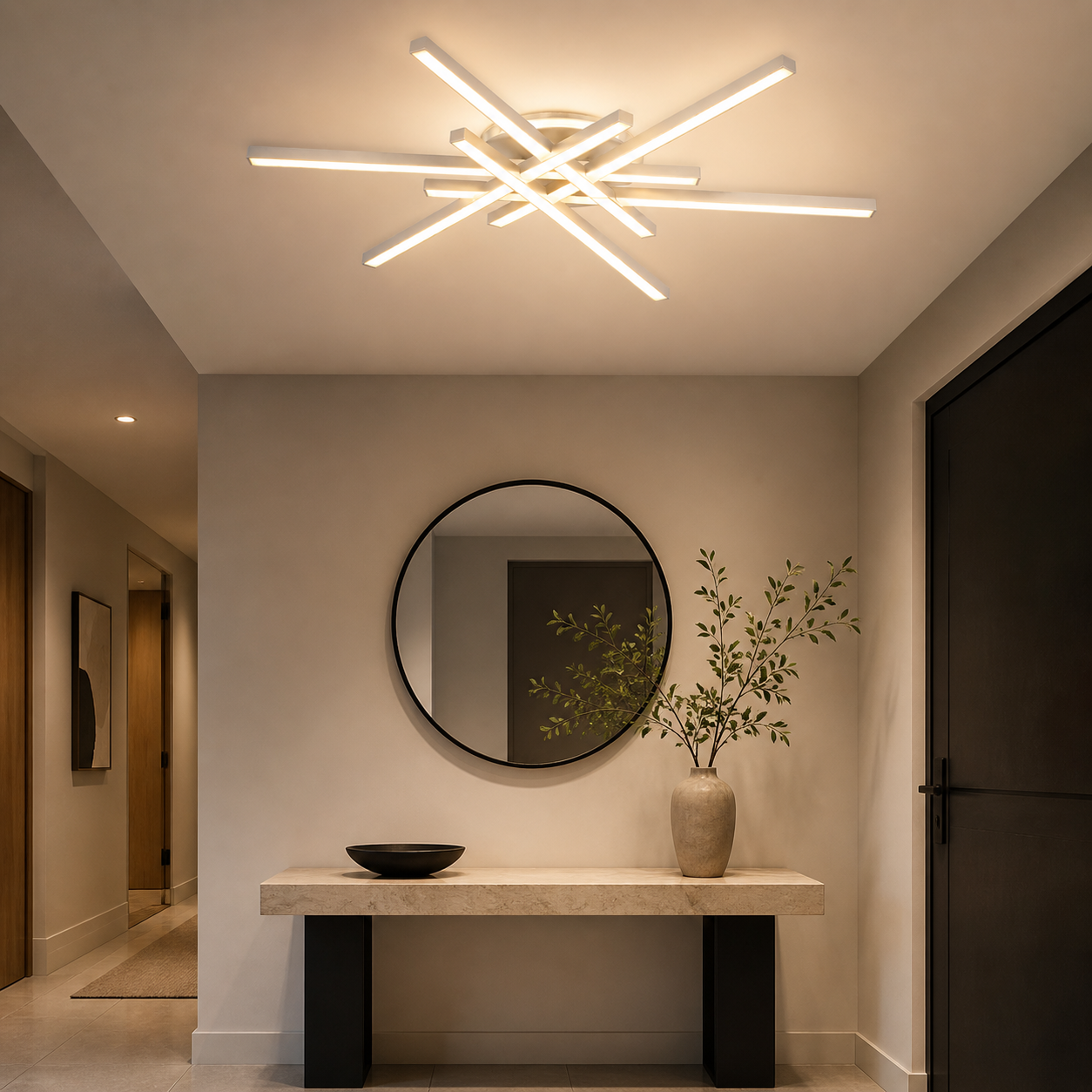 Plafonnier LED Moderne 75 cm