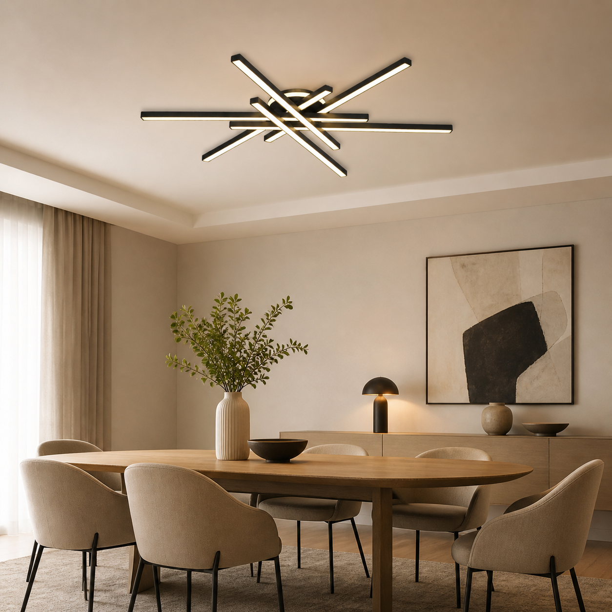 Plafonnier LED Moderne 75 cm